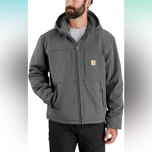 Carhartt Men's Super Dux Relaxed Fit Insulated Jacket in Steel (gray)